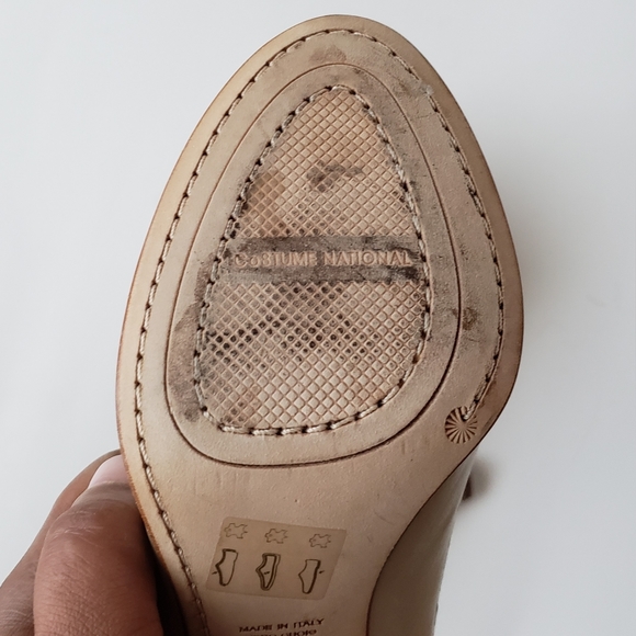 CoSTUME NATIONAL | Peep-toe Leather Heels - Picture 12 of 12